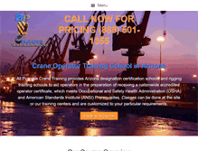 Tablet Screenshot of crane-certification-arizona.com